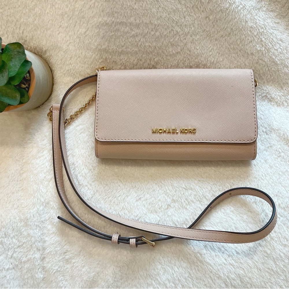 Light Dusty Pink Michael Kors Shoulder Crossbody Bag